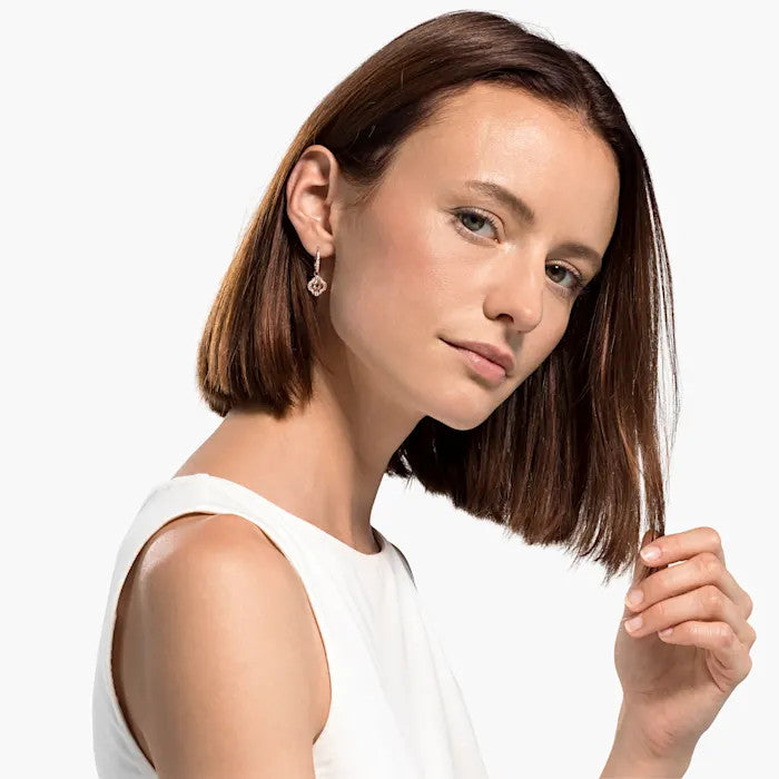 Swarovski Sparkling Boucles d'oreilles Or rose 5516477-zoom-