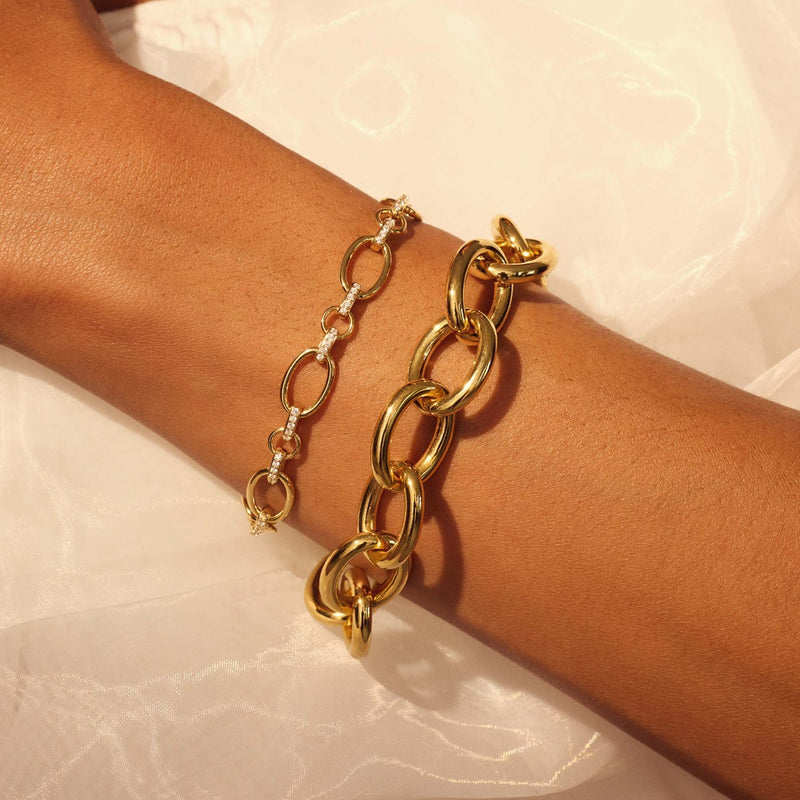 Parte Di Me Bibbiena Poppi Bracelet Plaqué or 14 carats PDM32132-zoom-