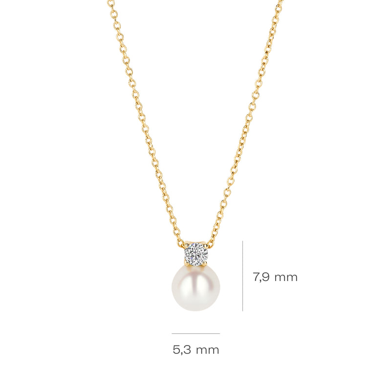 Blush Collier en or 14 carats 3163YPW-zoom-