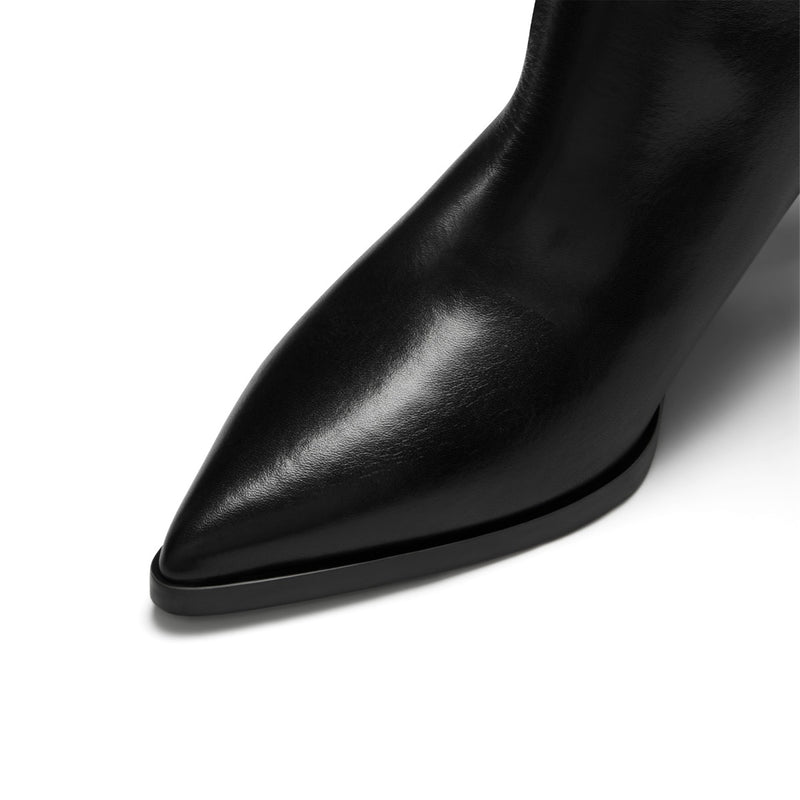 Isabel Bernard Bottes Louane en cuir de veau noir IB53009-001-37-zoom-