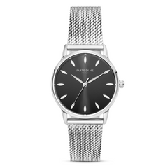 Parte Di Me Orologio round ladies watch silver coloured and black PDM09056