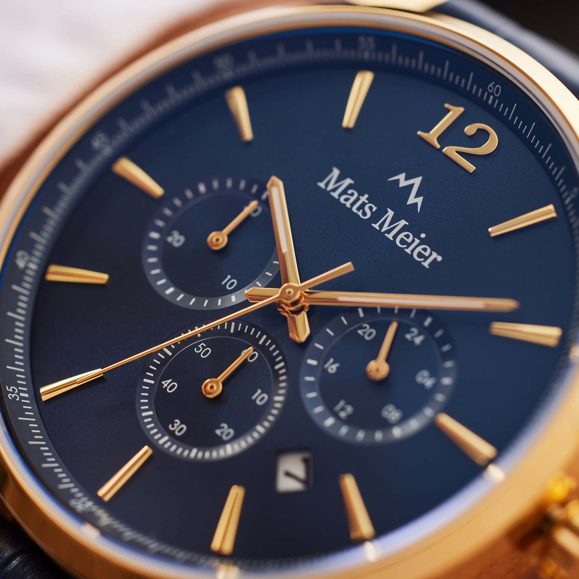 Mats Meier Grand Cornier Chrono Blue Watch MM00123