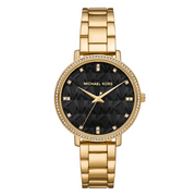 Michael Kors Pyper Montre Femme Dorée Et Noire MK4593