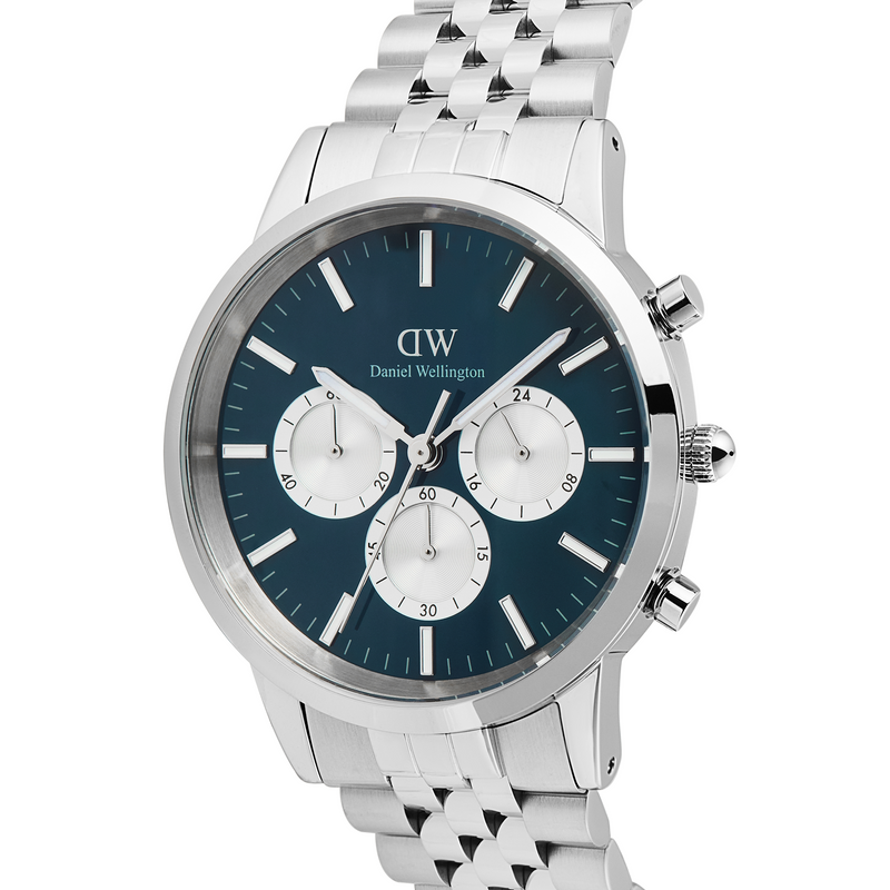Daniel Wellington Iconic Chronograph Blue Arctic Men's Watch DW00100874-zoom-