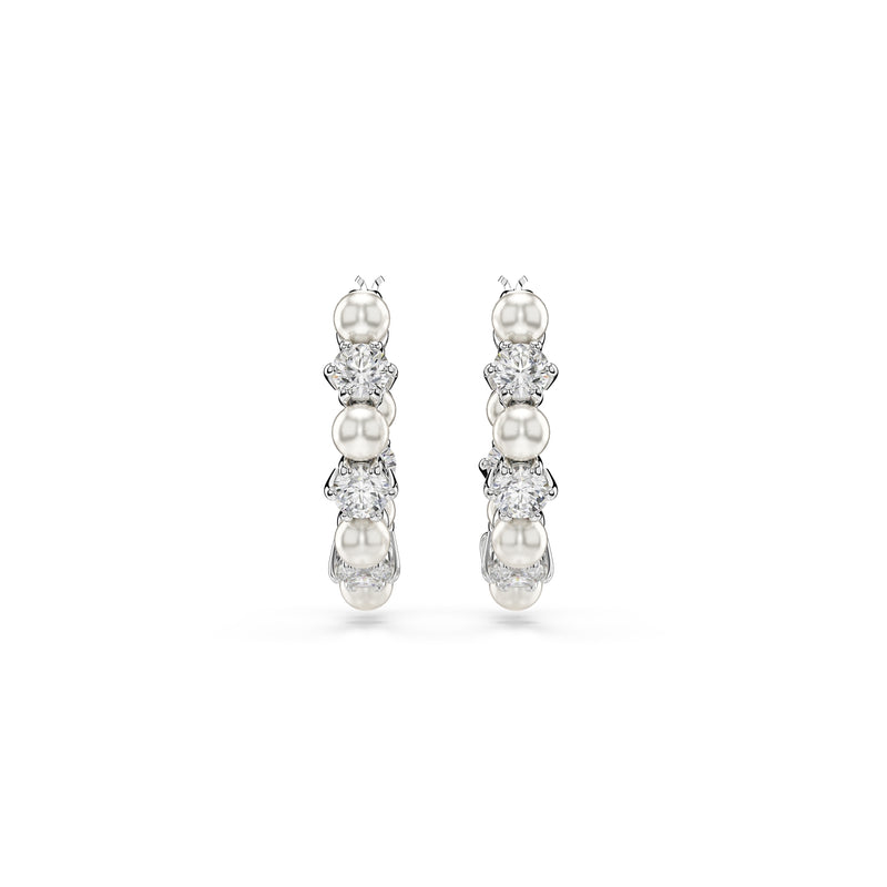 Swarovski Matrix Clous d'oreilles Matrix couleur argent 5709256-zoom-