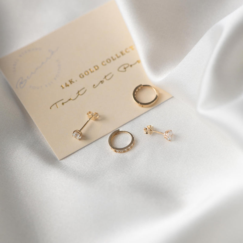 Isabel Bernard Le Marais Boucles d'oreilles Or 14 carats IB360199-zoom-