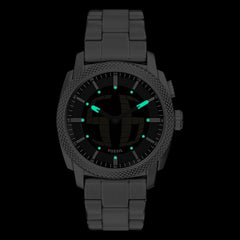 Fossil Machine Round Black Dial Watch FS6157