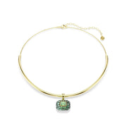 Swarovski Collier ras-de-cou Sublima Glam doré avec accents verts 5760763