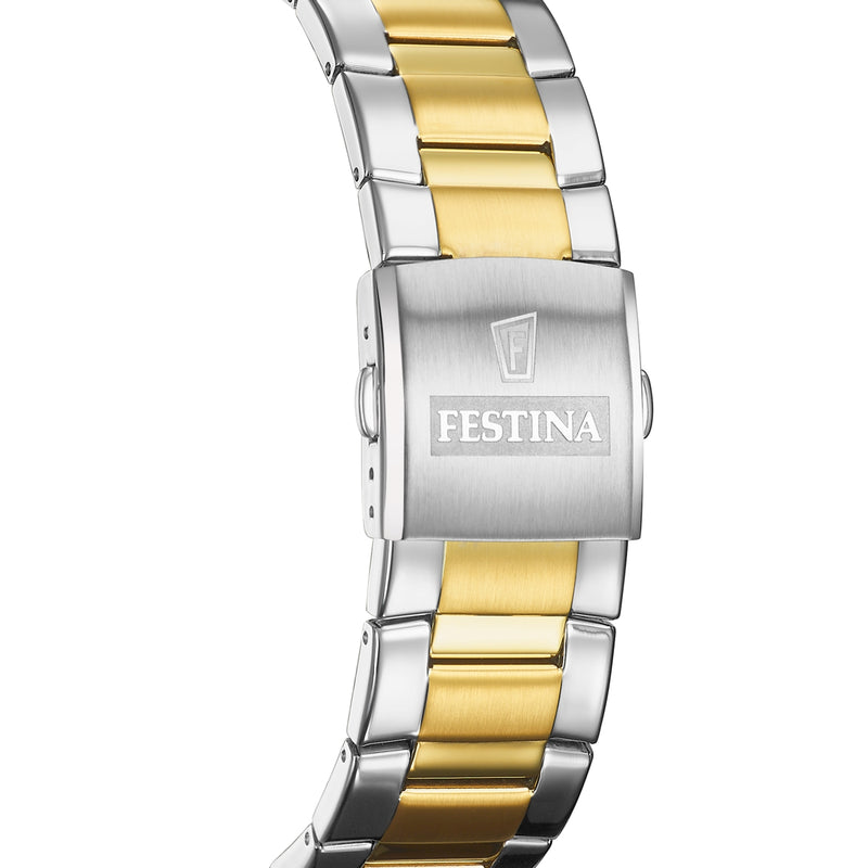 Festina Timeless Chrono Hommes Montre Or F20562/2-zoom-