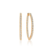 Sif Jakobs Boucles d'oreilles Plaqué or 18 carats SJ-E1790-CZ-YG