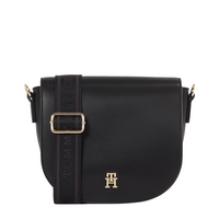 Tommy Hilfiger Logotape Black Crossbody Bag AW0AW17184BDS