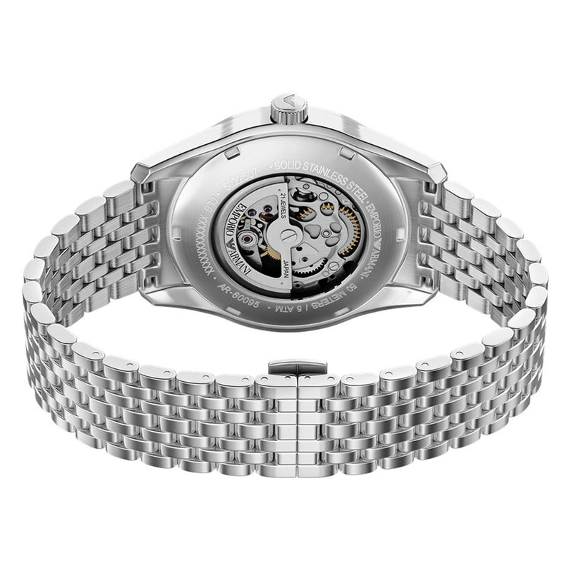 Emporio Armani Silver Dial Automatic Watch AR60095-zoom-