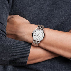 Olympic Lucas Silver Men's Watch OL26HSS323