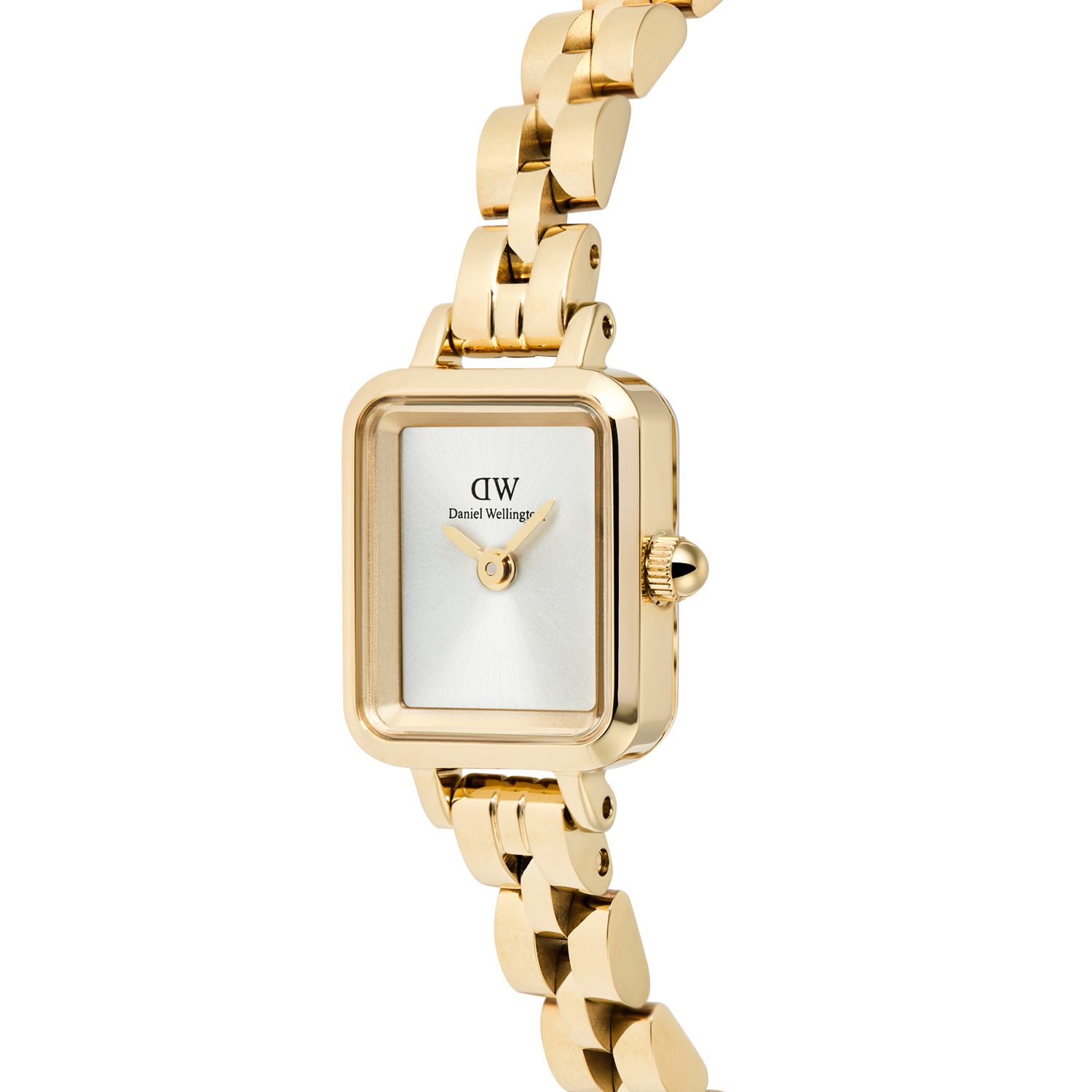 Daniel Wellington Petite & Quadro Mini Arch Silver Women's Watch DW00100850