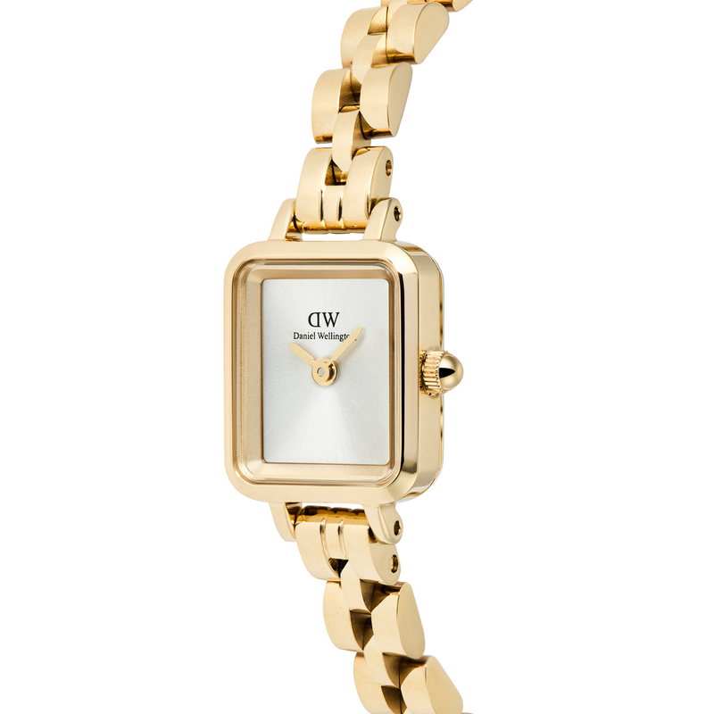 Daniel Wellington Petite & Quadro Mini Arch Silver Women's Watch DW00100850-zoom-