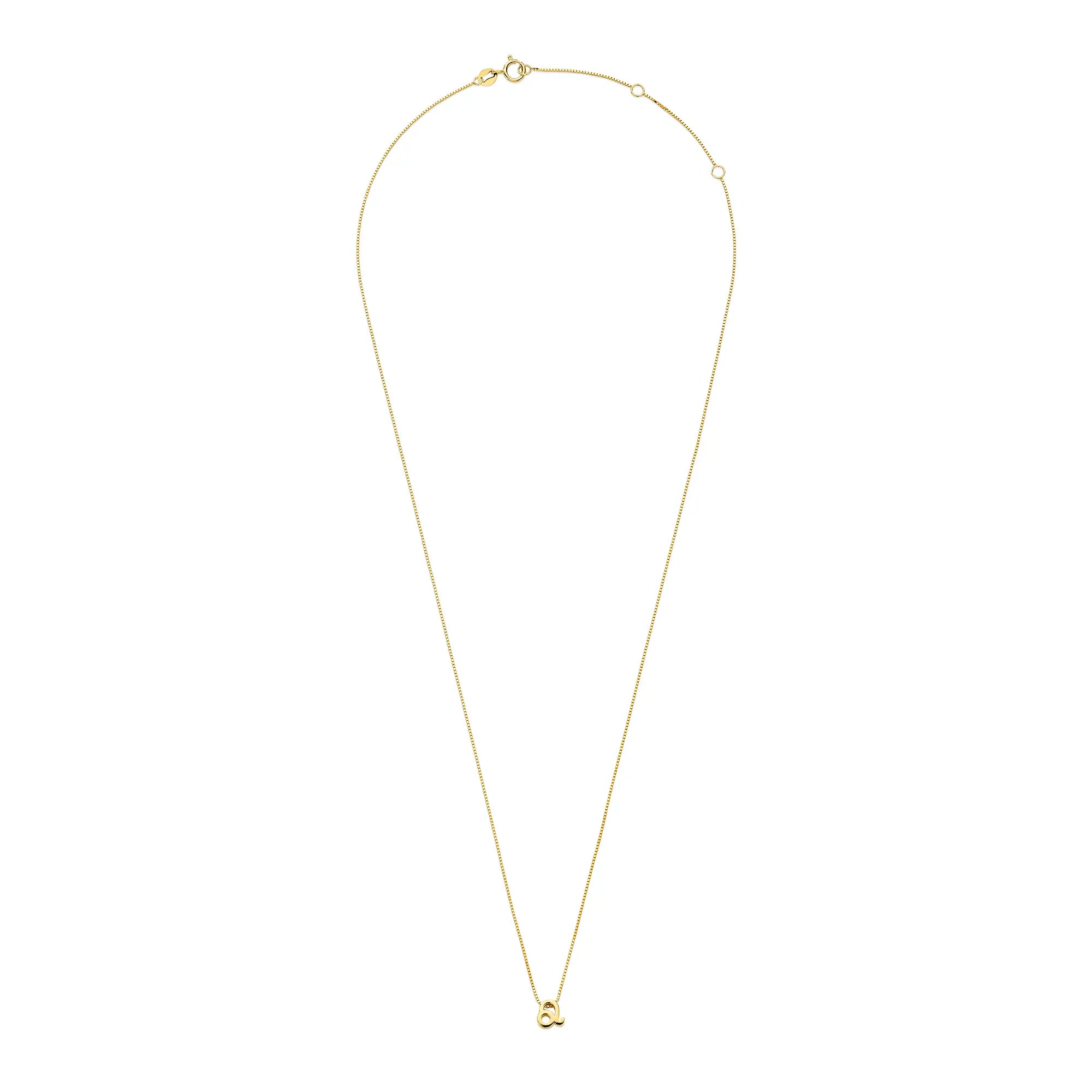 Isabel Bernard Étoiles d’Or Leo 14 Carat Gold Venetian Necklace With Horoscope IB340182