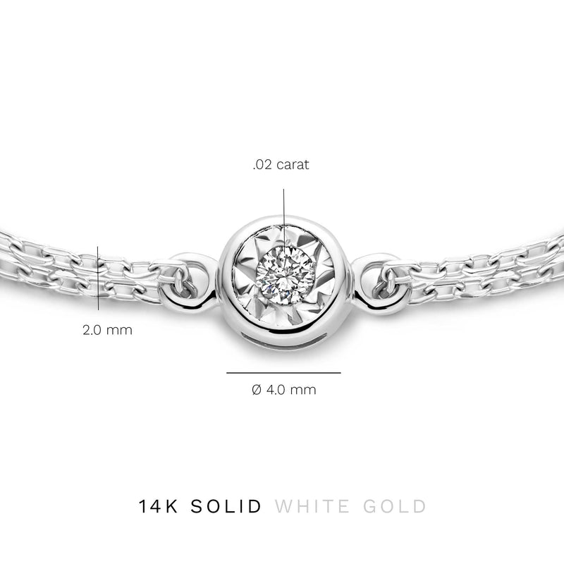 Isabel Bernard De la Paix Bracelet Or blanc 14 carats IBD320010-zoom-
