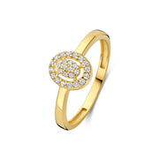 Isabel Bernard Le Marais Anne Bague en Or 14 Carats avec Pierre de Zirconium IB330115-48