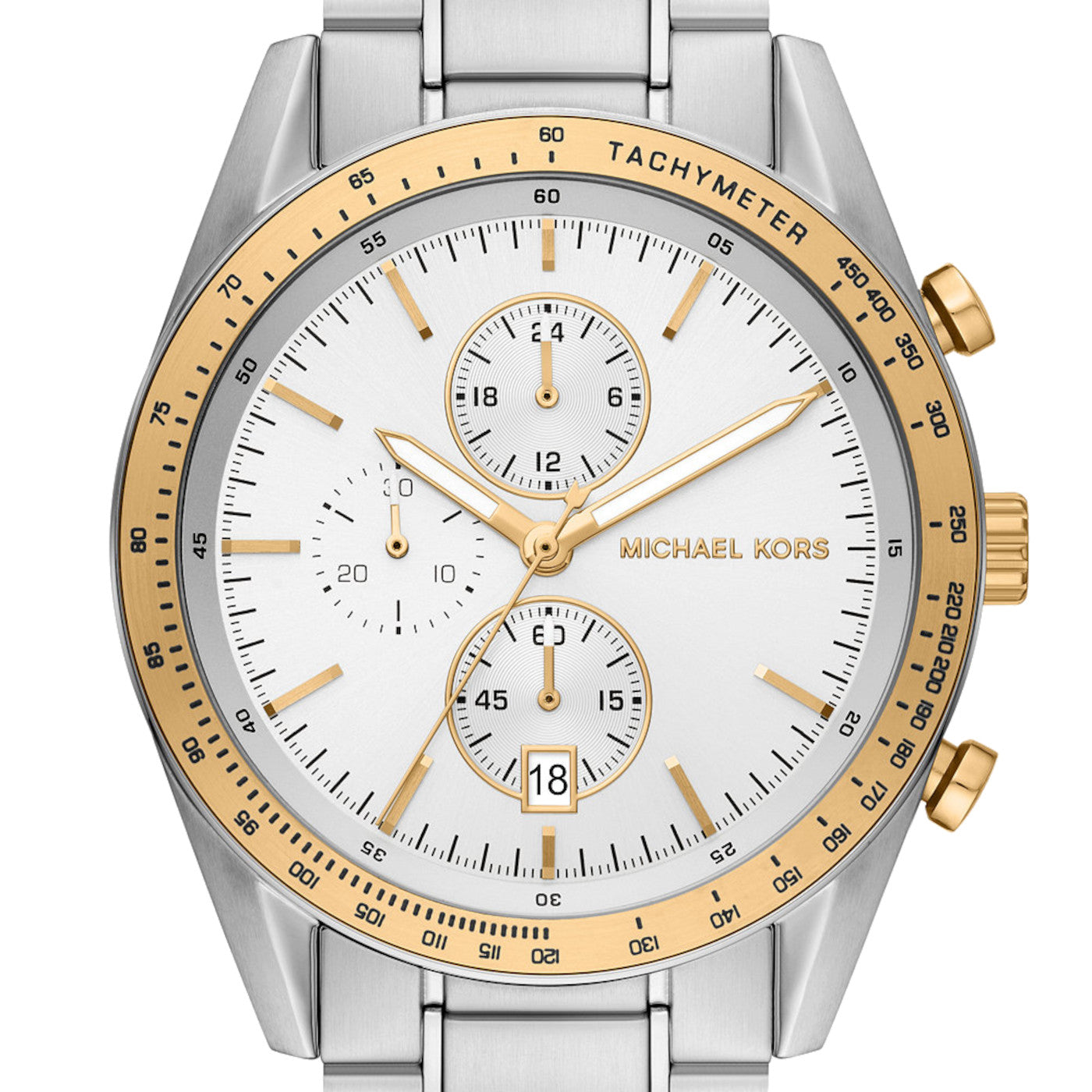 Michael Kors Accelerator Silver Watch MK9112