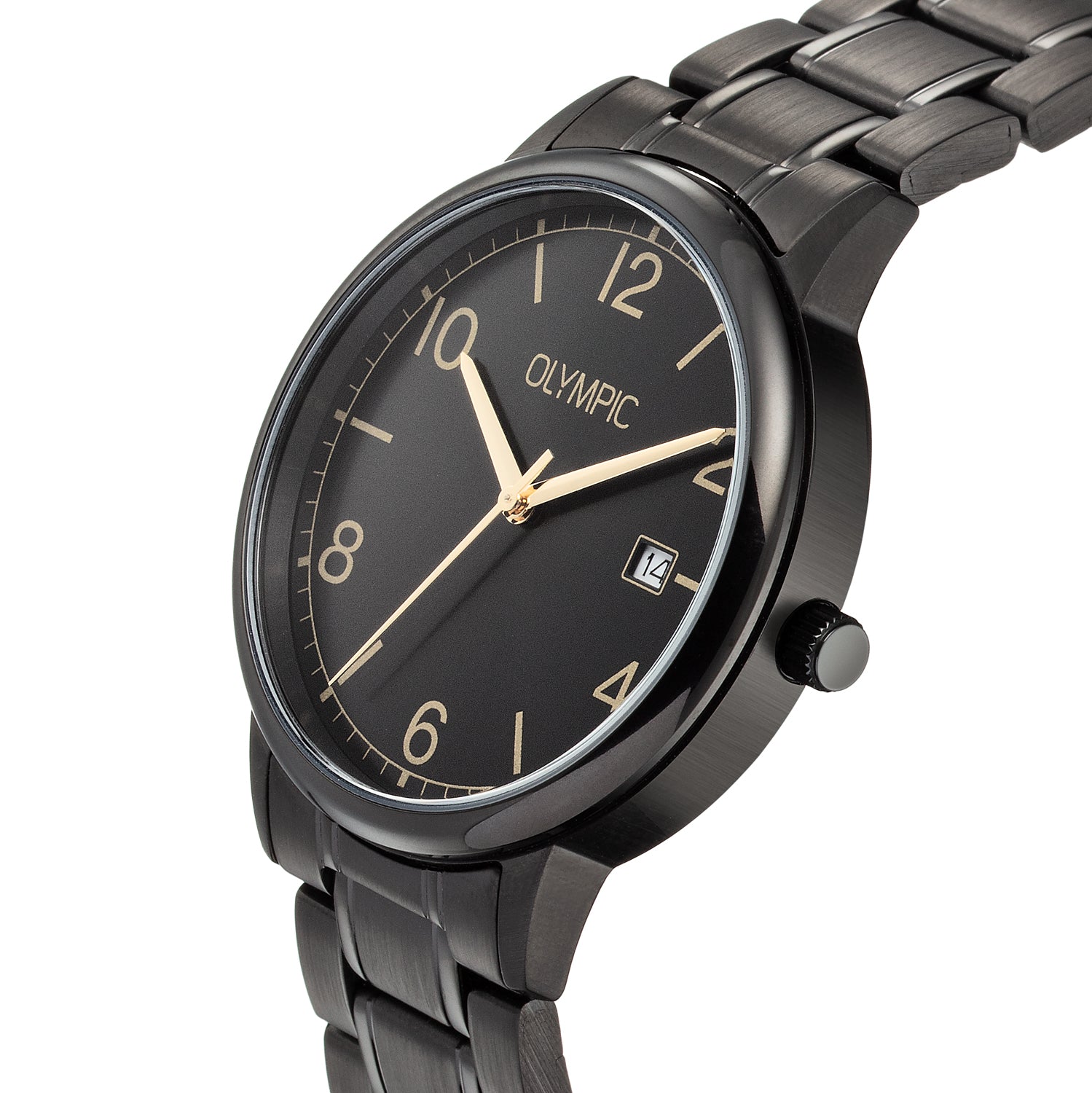 Olympic Henri Zwart Heren Horloge 2002-OL80HZZ001