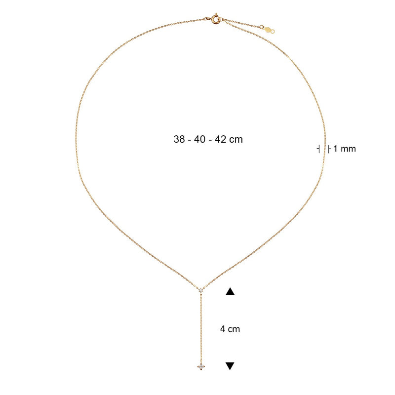Jackie Gold Collier Or 14 carats JKN24.448-zoom-