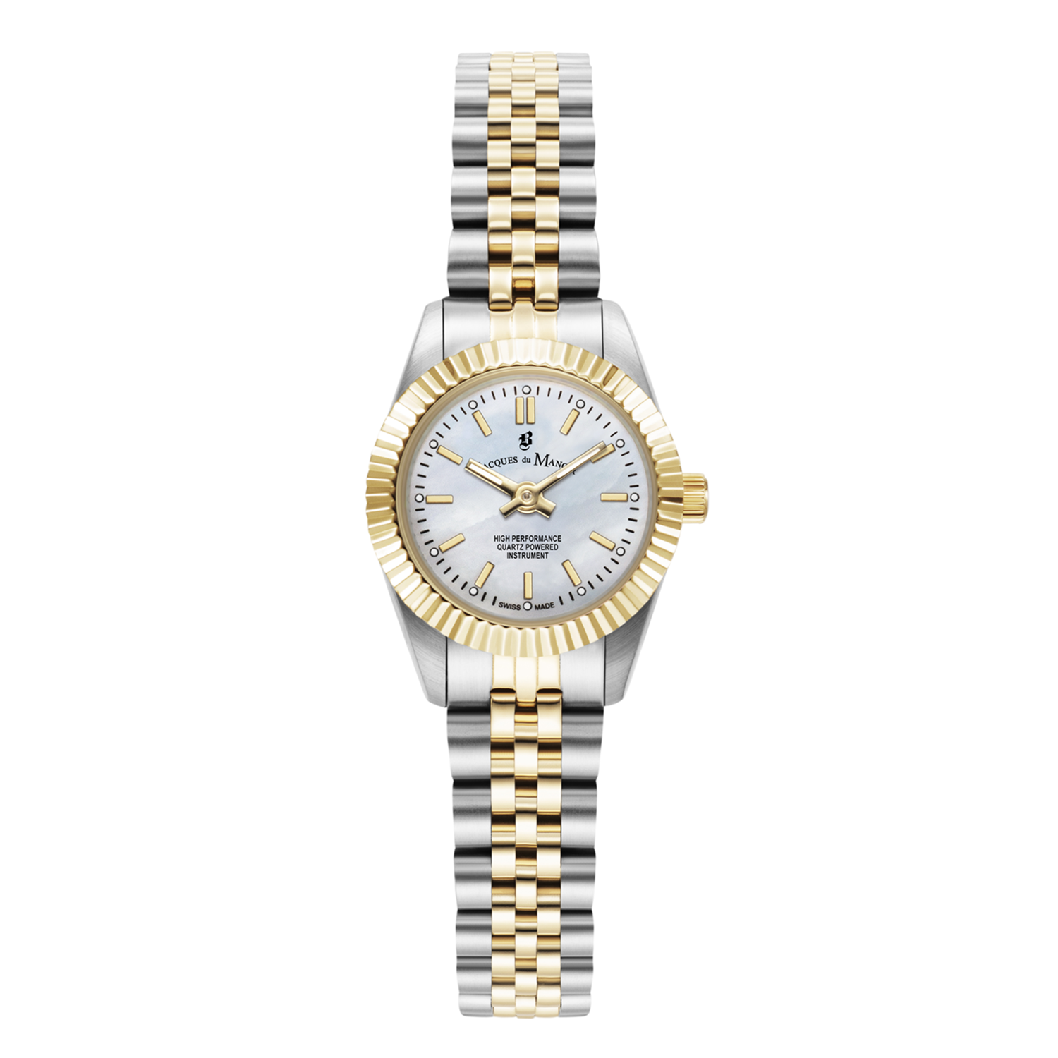 Jacques Du Manoir Inspiration 22mm White MOP Women's Watch JWL05102