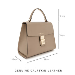 Isabel Bernard Femme Forte Handbag Taupe IB21127-078