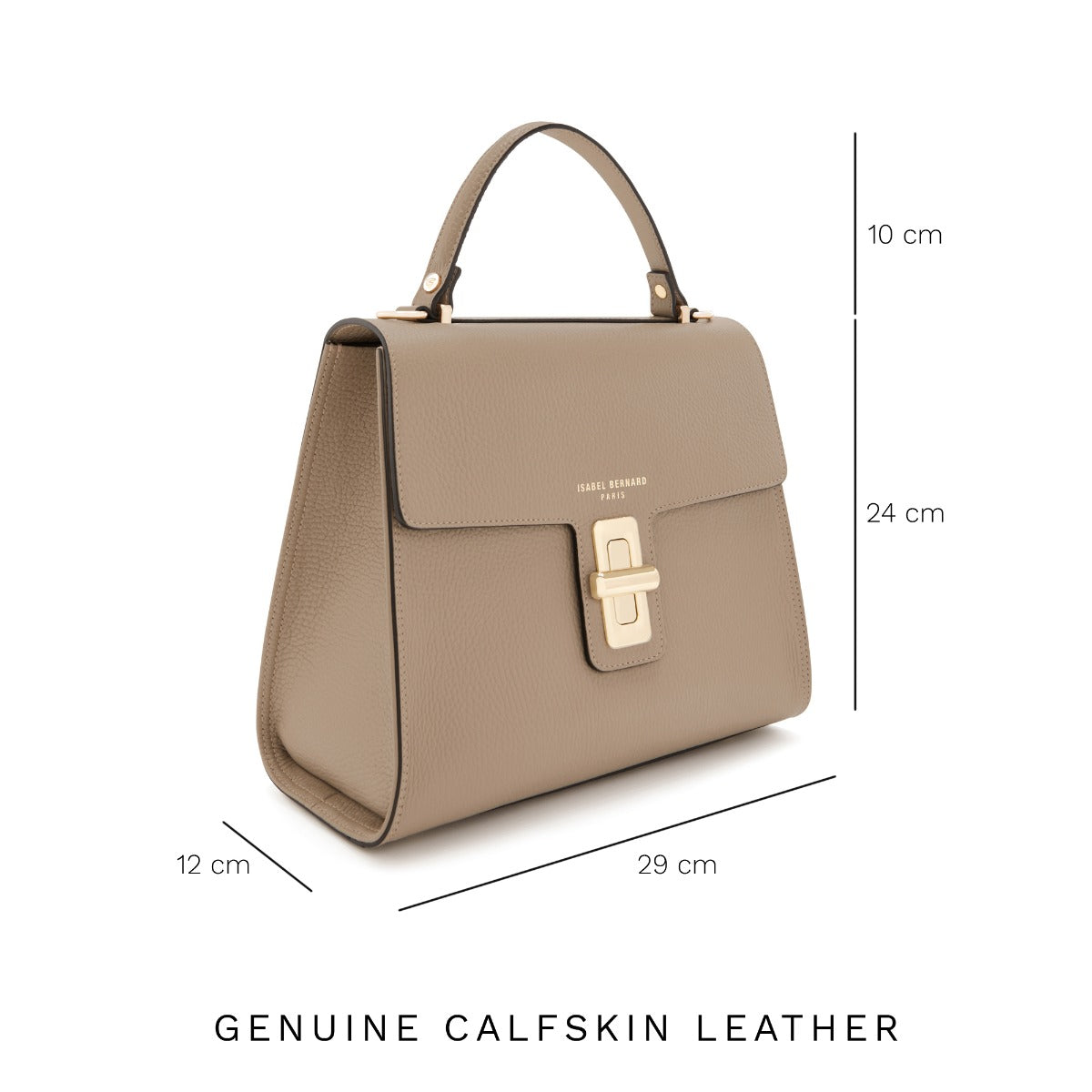 Isabel Bernard Femme Forte Handbag Taupe IB21127-078