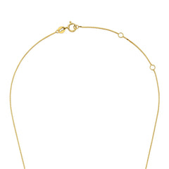 Isabel Bernard Étoiles d’Or Aquarius 14 Carat Gold Venetian Necklace With Horoscope IB340188