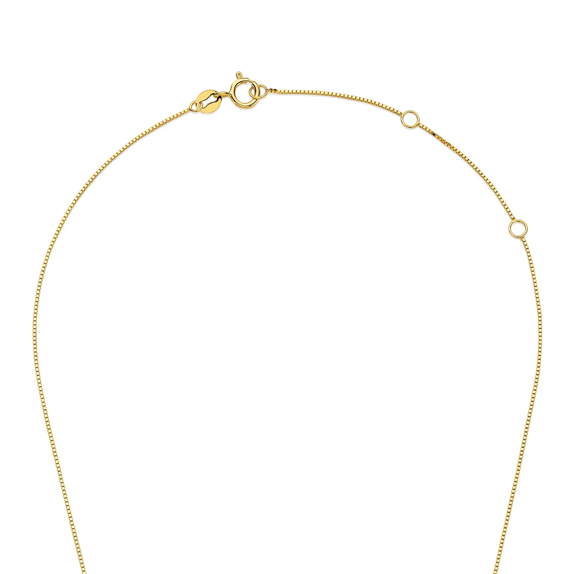 Isabel Bernard Étoiles d’Or Aquarius 14 Carat Gold Venetian Necklace With Horoscope IB340188