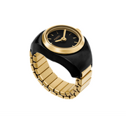 Fossil Watch Montre-Bague Noire Pour Femme ES5413