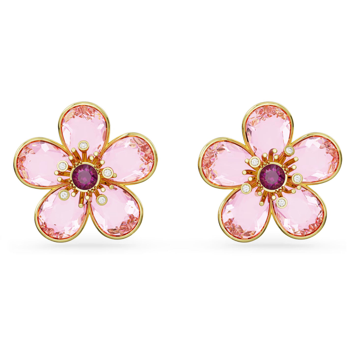 Swarovski Florere Gold Earrings 5656635
