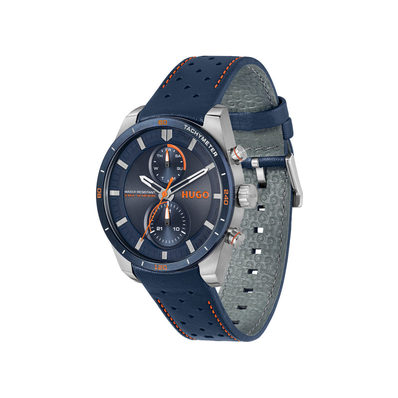 Hugo Boss HUGO #FAST Blauw Heren Horloge 2002-HU1530371-zoom-