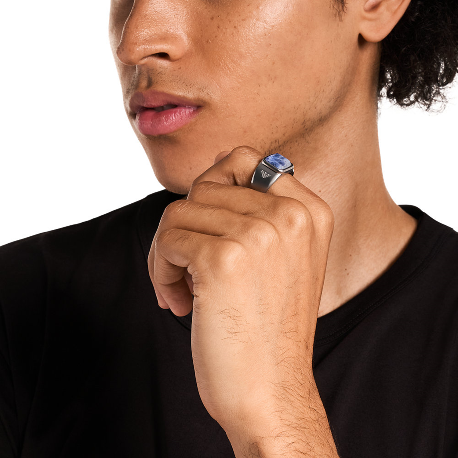 Emporio Armani Stainless Steel Men's Ring EGS3325040-10