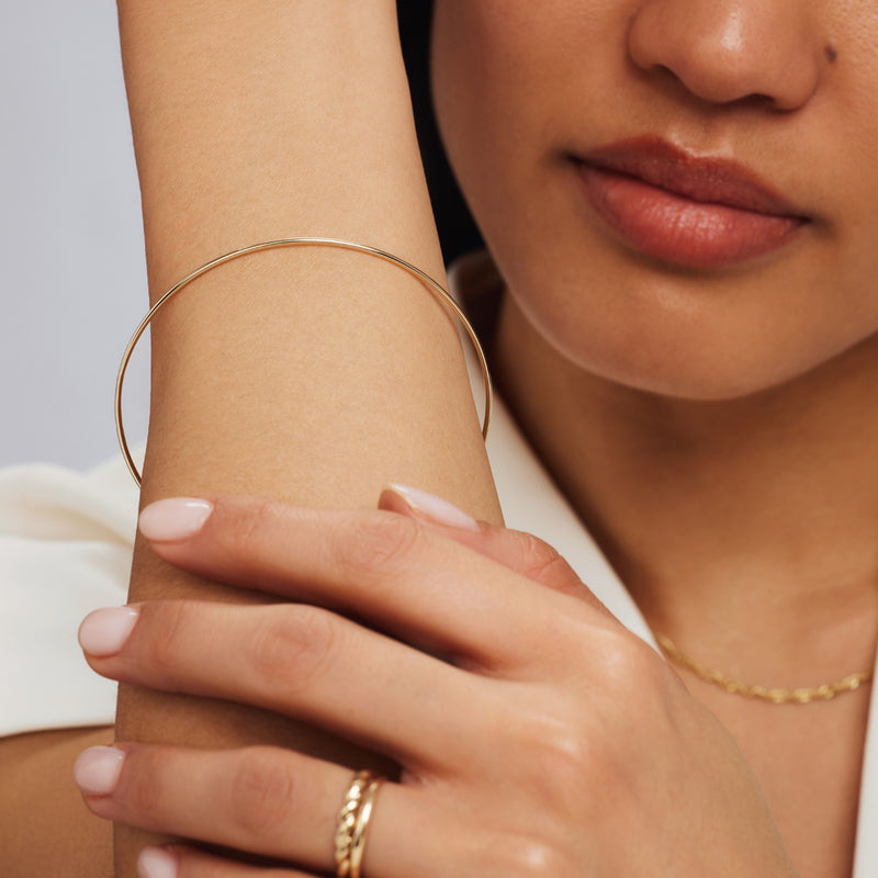 Isabel Bernard Rivoli Bracelet jonc Rivoli Méline en or 14 carats IB320141-zoom-