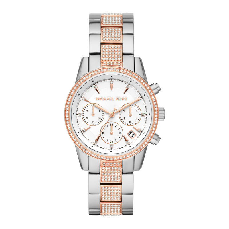 Michael Kors Bryant Femmes Montre Argent MK6651-zoom-