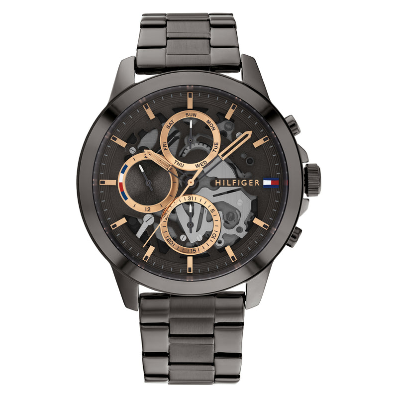Tommy Hilfiger Hommes Montre Gris TH1710479-zoom-