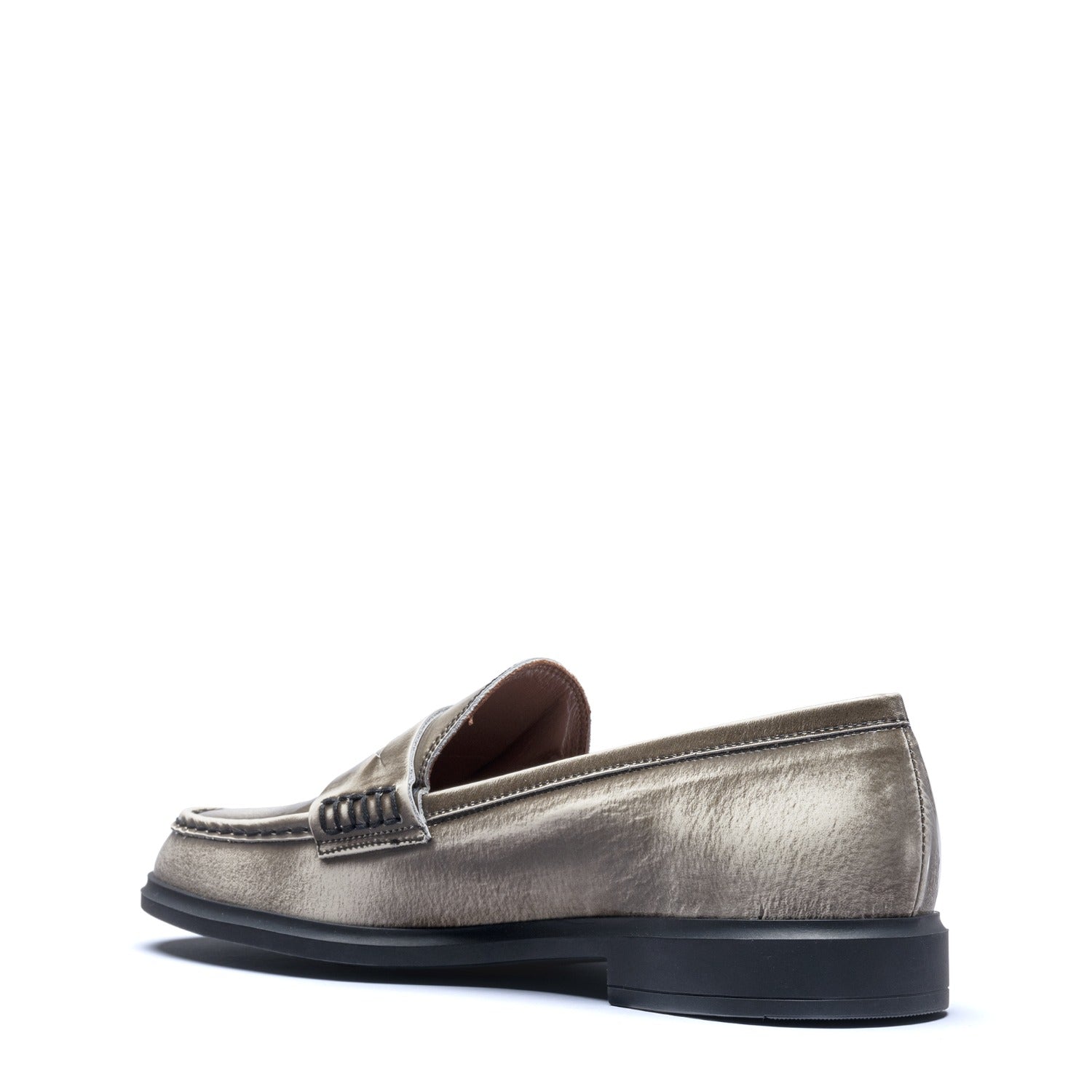 Isabel Bernard Vendôme Blandine cream spazzolato leather loafers IB51015-638-39