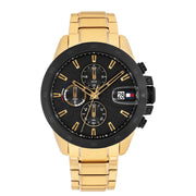Tommy Hilfiger Jameson Montre Pour Homme Dorée et Noire TH1792199