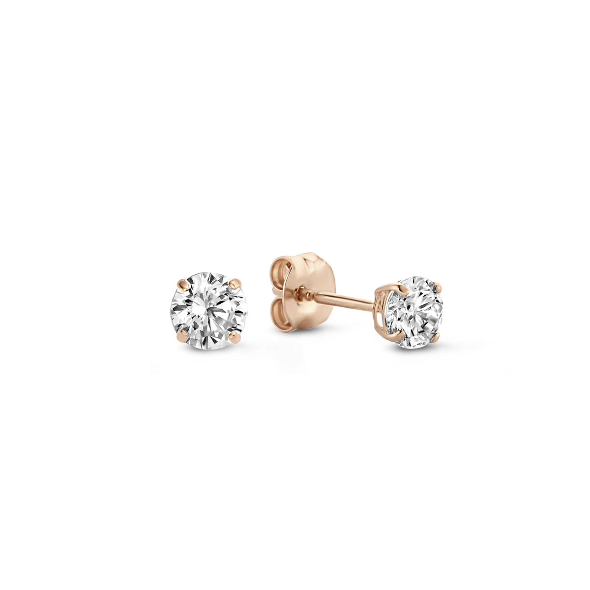 Isabel Bernard La Concorde Lourdes 14 Carat Rosegolden Ear Studs IB360208