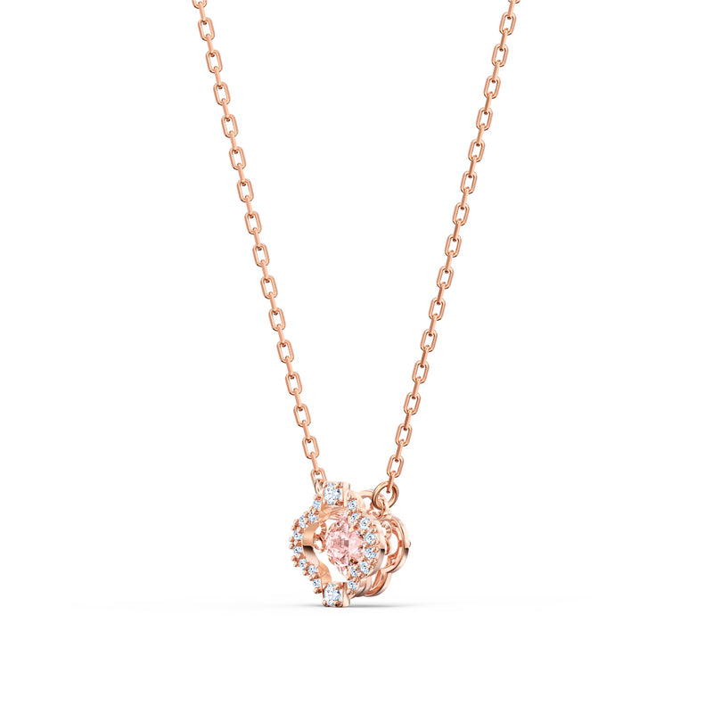 Swarovski Sparkling Boucles d'oreilles Or rose 5516488-zoom-