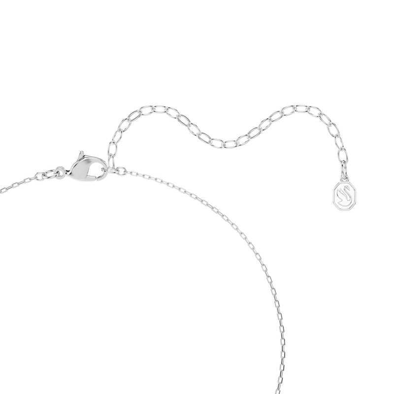 Swarovski Collier Una Sparkling DC argenté avec cristal vert 5757785-zoom-