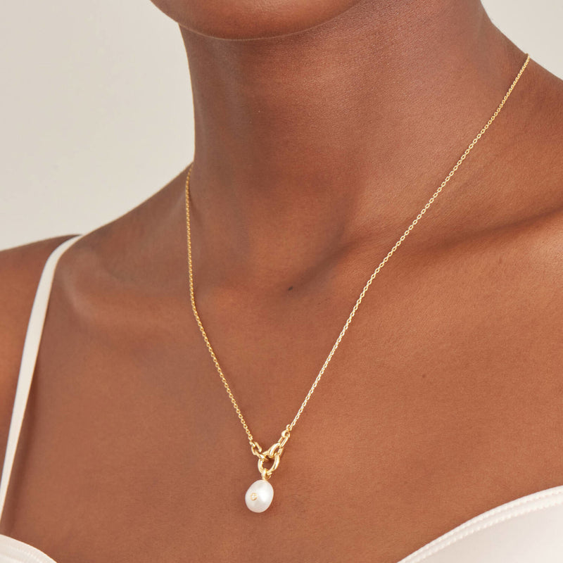 Ania Haie Pearl Power Collier Or AH-N043-03G-zoom-