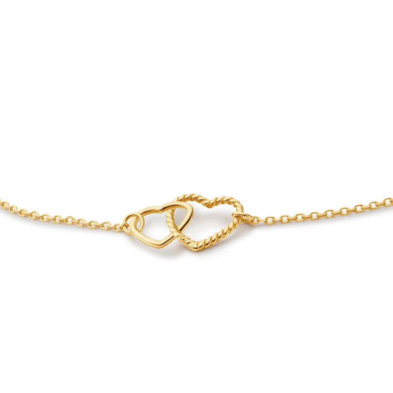 Jackie Gold Connected Love 14 Karat Gold Necklace JKN25.559-zoom-