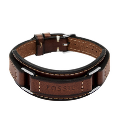 Fossil Machine Leather Bracelet JF04941040
