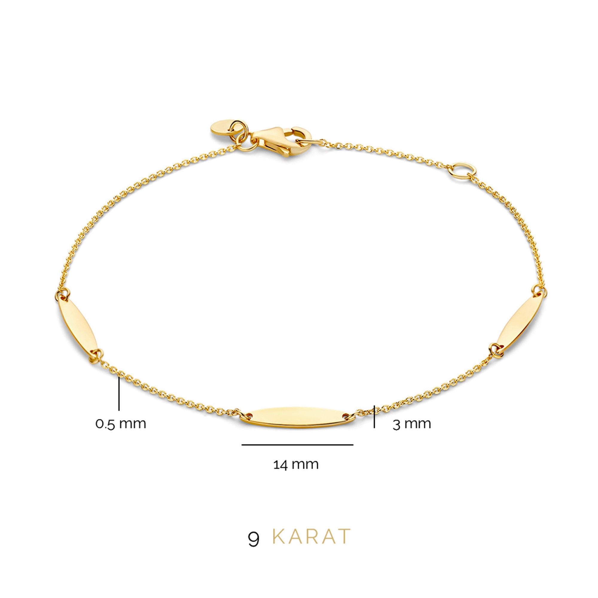 Beloro Jewels La Rinascente Donetta 9 carat gold Bracelet BO320030