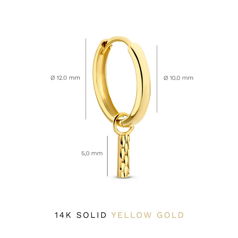 Isabel Bernard Rivoli Femmes Créoles Or 14 carats IB360150-zoom-