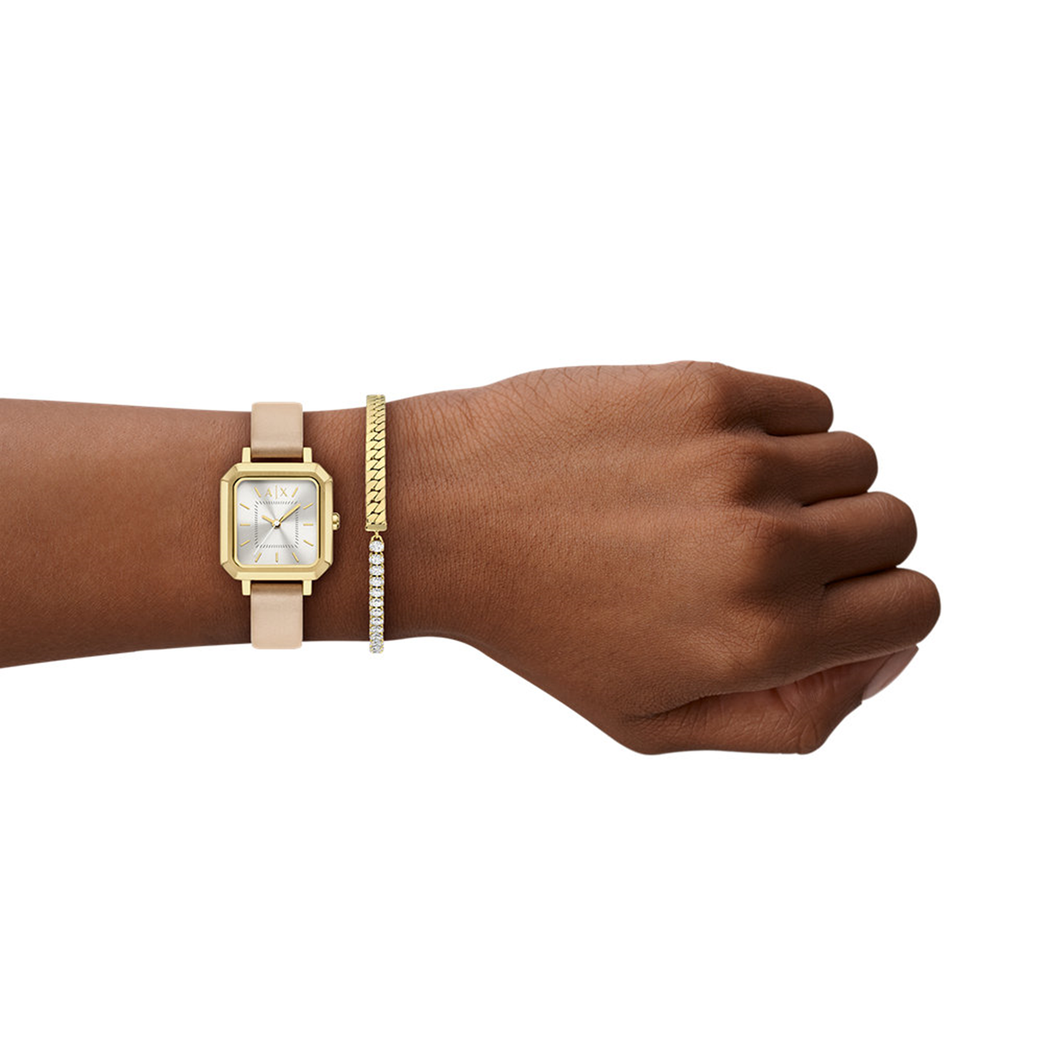 Armani Exchange Gold Women's Watch AX7172SET