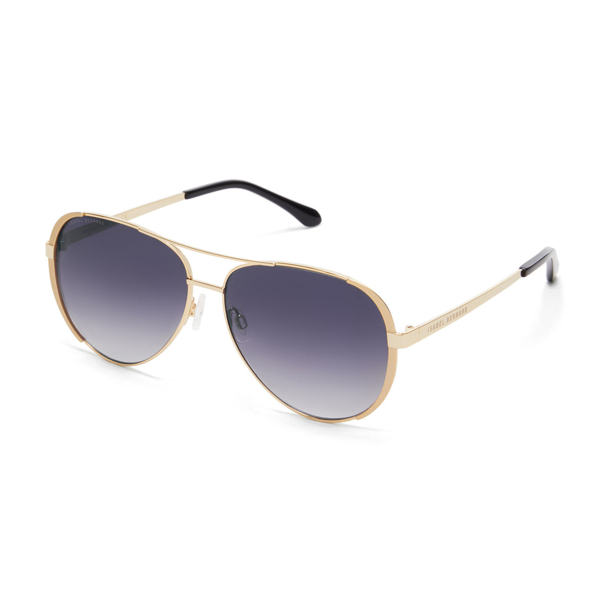 Isabel Bernard La Villette Ruby Gold-coloured Aviator Sunglasses IB400004-15-01