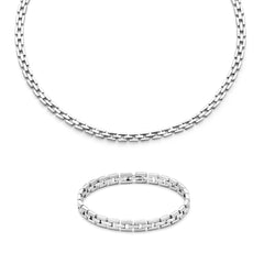Parte Di Me Sorprendimi 925 Sterling Silver Necklace and Bracelet Giftset PDM90077